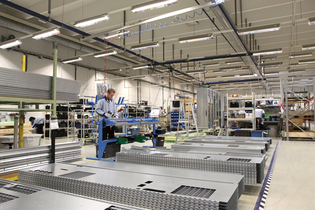 Mechanics assembly at Scanfil factory